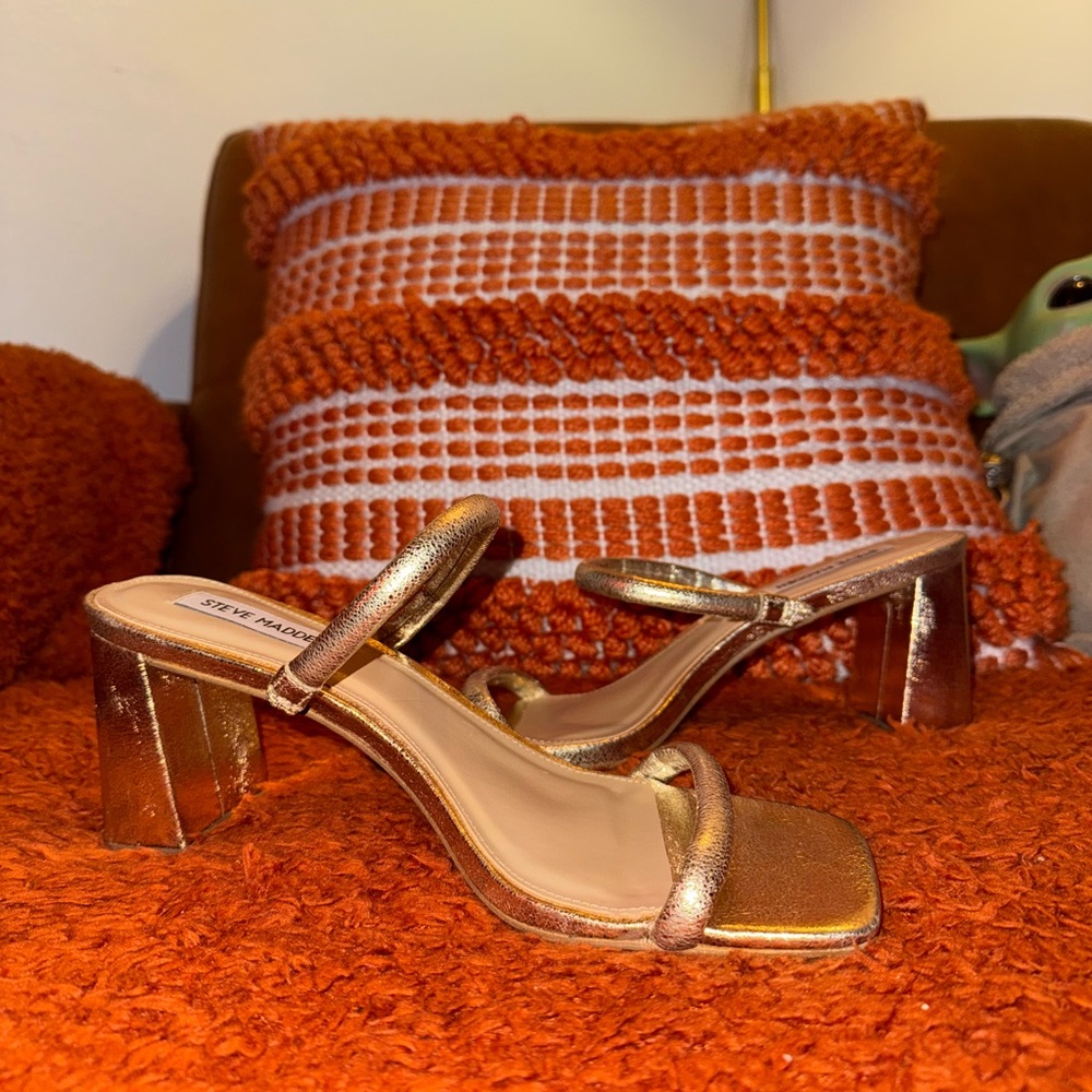 Steve Madden Lilah Block Heeled Sandal Size 7.5